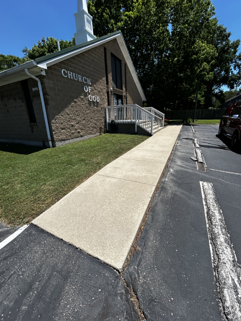 Concrete after